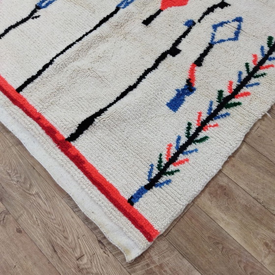 Image 1 of Moroccan Berber Carpet Made of Natural Wool - Marokkaans Berber Tapijt Van Natuurlijke Wol