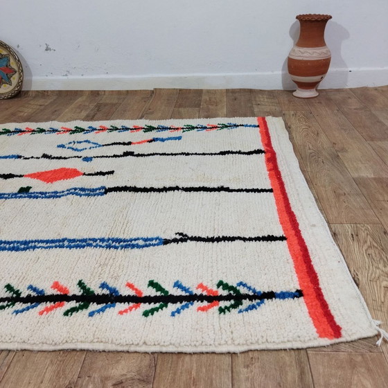 Image 1 of Moroccan Berber Carpet Made of Natural Wool - Marokkaans Berber Tapijt Van Natuurlijke Wol