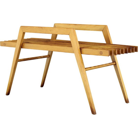 Image 1 of Portavasi vintage in faggio, Cecoslovacchia, anni &#39;70