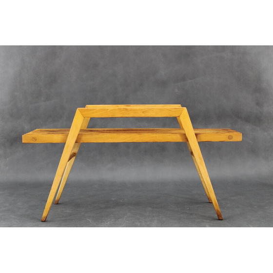 Image 1 of Portavasi vintage in faggio, Cecoslovacchia, anni &#39;70