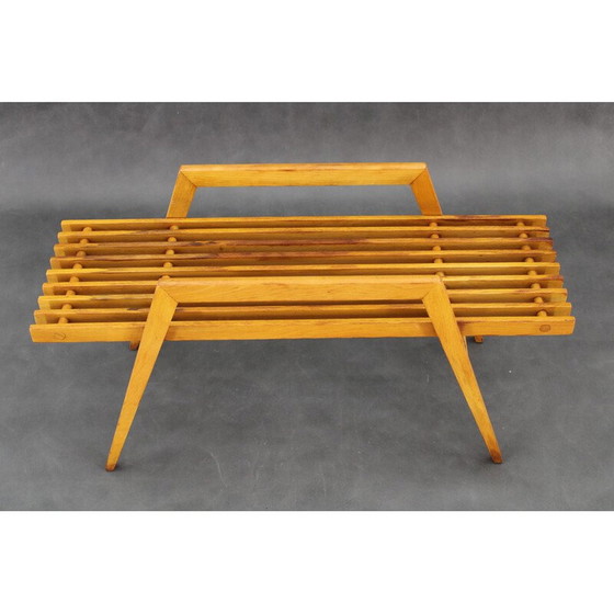 Image 1 of Portavasi vintage in faggio, Cecoslovacchia, anni &#39;70