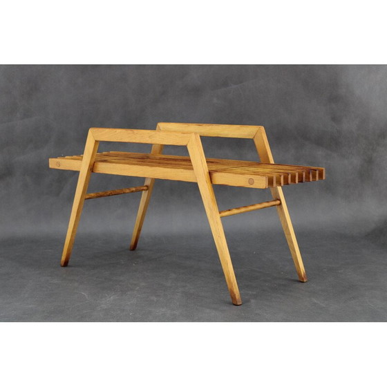 Image 1 of Portavasi vintage in faggio, Cecoslovacchia, anni &#39;70