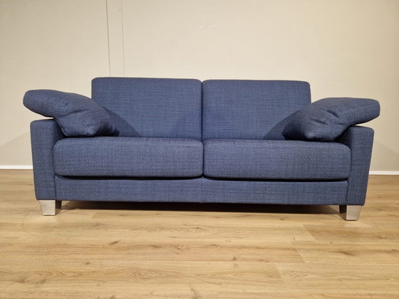 Image 1 of 2X De Sede Ds17 Sofas - New Condition - Blue - Fabric - Design