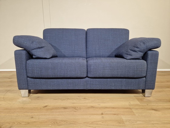 Image 1 of 2X De Sede Ds17 Sofas - New Condition - Blue - Fabric - Design