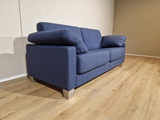 Image 1 of 2X De Sede Ds17 Sofas - New Condition - Blue - Fabric - Design