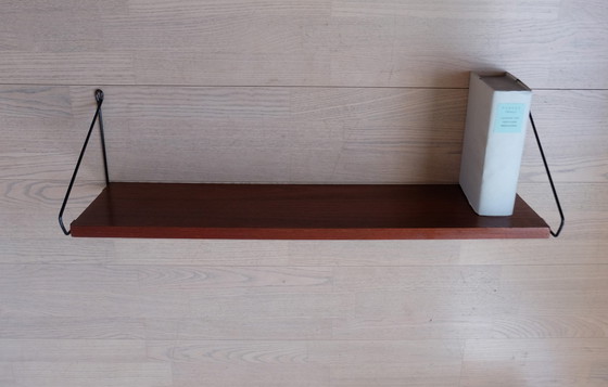 Image 1 of Original Nisse Strinning String shelf Wall shelf Teak Okaeb