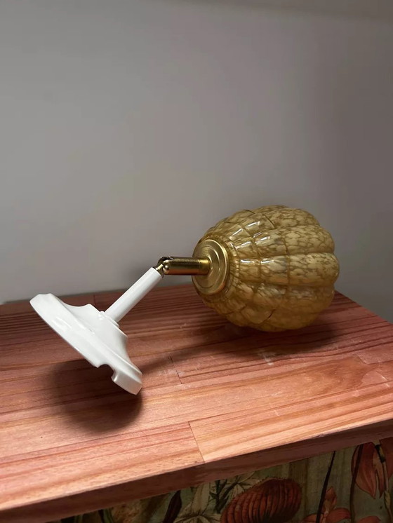 Image 1 of Art Deco Globe Reclining Wall Sconce