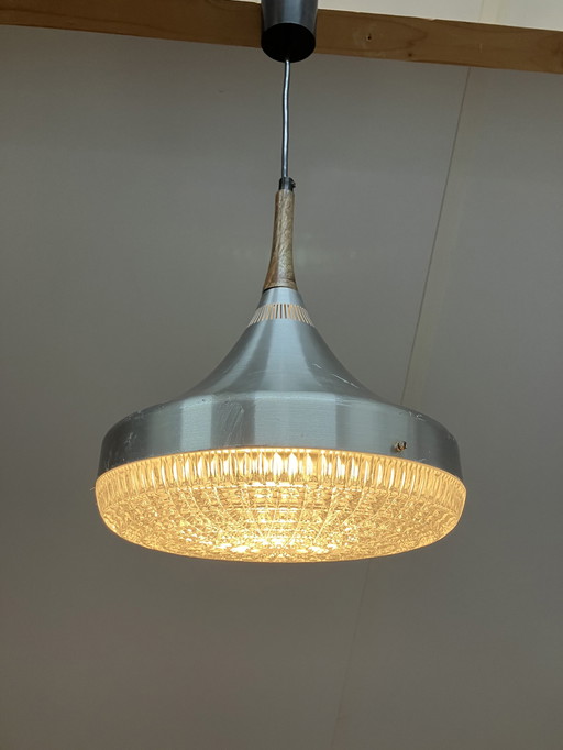 Lampe suspendue vintage en forme de goutte d'eau, style âge de l'espace