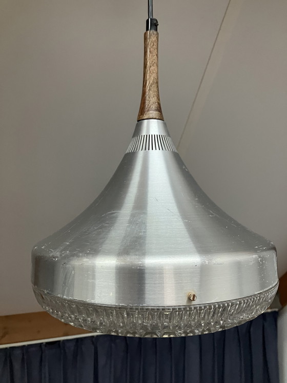 Image 1 of Vintage drop-shaped space age style pendant lamp