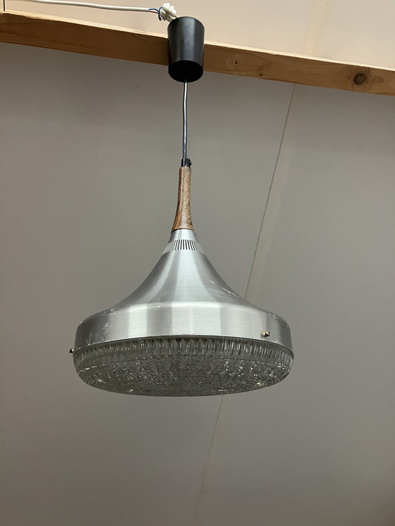 Image 1 of Vintage drop-shaped space age style pendant lamp