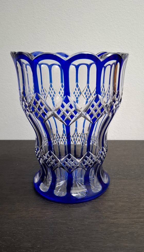 Image 1 of Vintage Hand-Cut Crystal Glass