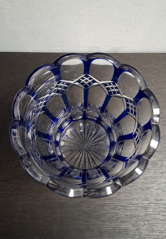 Image 1 of Vintage Hand-Cut Crystal Glass