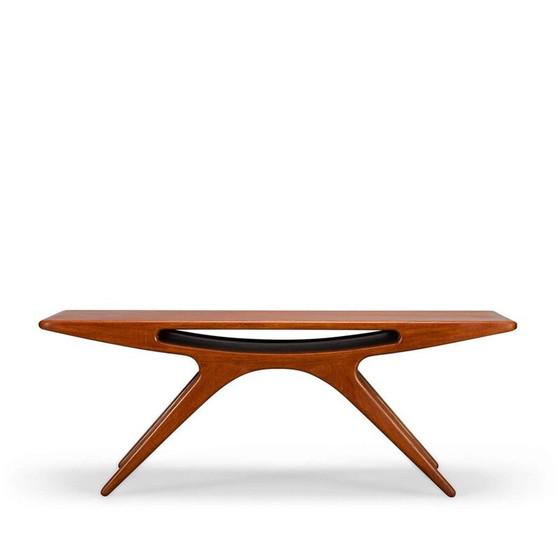 Image 1 of Vintage teak coffee table "smile" by Johannes Andersen, Denmark 1957