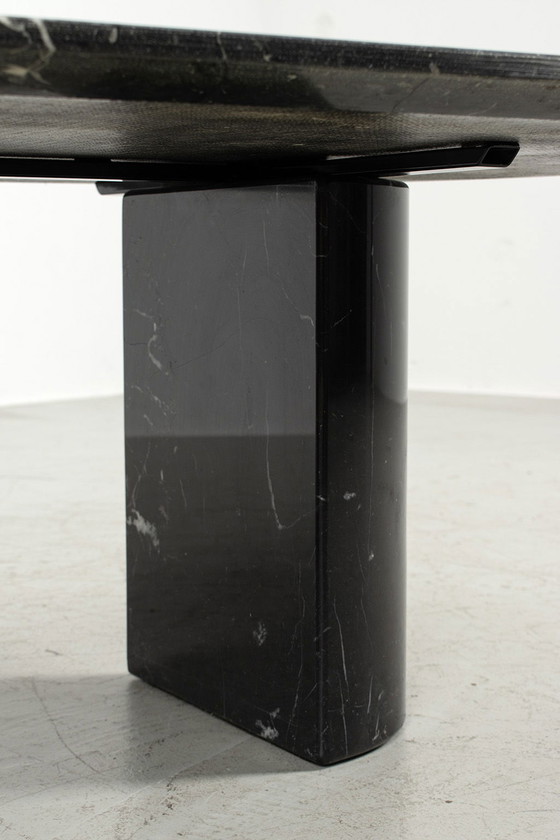 Image 1 of Black marble coffee table 59801