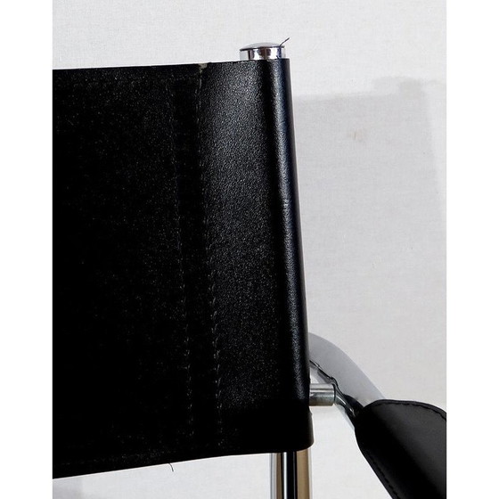 Image 1 of Coppia di poltrone vintage in pelle di Marcel Breuer, 1970