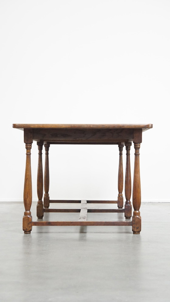 Image 1 of 10 -Person Oak Dining Table