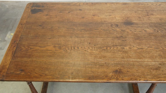 Image 1 of 10 -Person Oak Dining Table