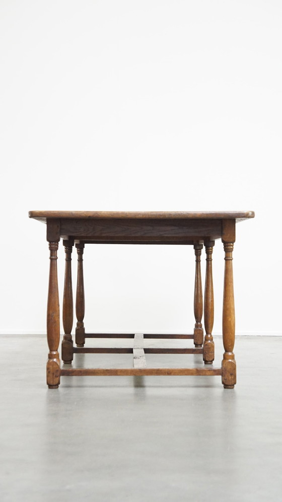 Image 1 of 10 -Person Oak Dining Table