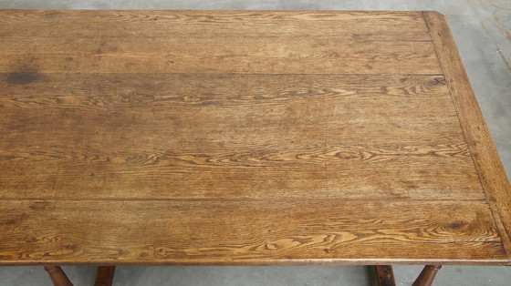 Image 1 of 10 -Person Oak Dining Table