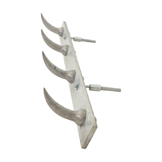 Image 1 of Industrial Butchers Rack Coat Rack 4 Hooks