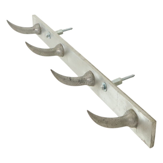 Image 1 of Industrial Butchers Rack Coat Rack 4 Hooks