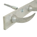 Industrial Butchers Rack Coat Rack 4 Hooks