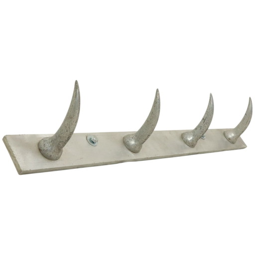 Industrial Butchers Rack Coat Rack 4 Hooks