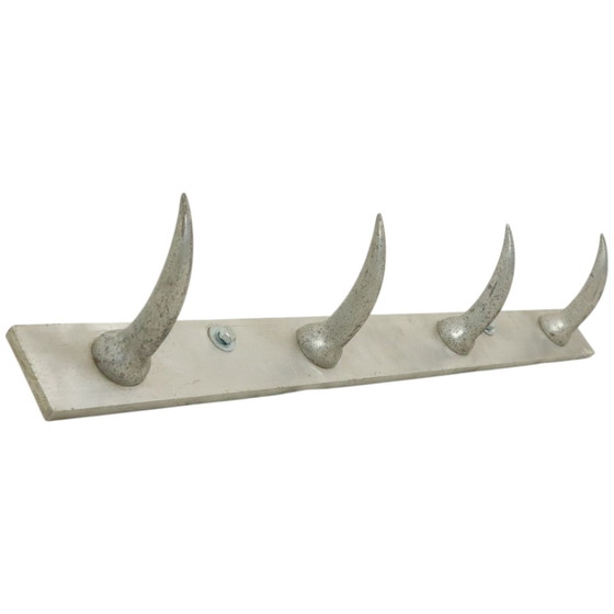 Image 1 of Industrial Butchers Rack Coat Rack 4 Hooks