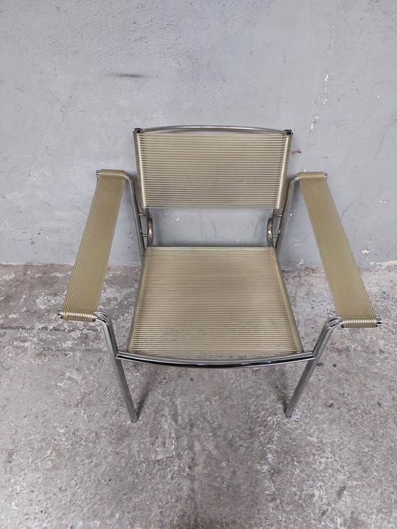 Image 1 of Mid-Century Spaghetti Armchair By Giandomenico Belotti For Alias 