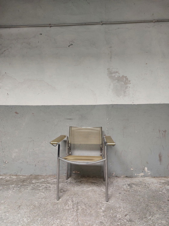 Image 1 of Mid-Century Spaghetti Armchair By Giandomenico Belotti For Alias 