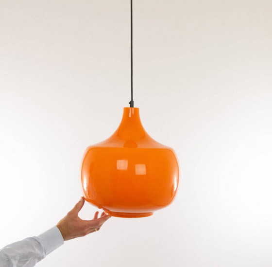 Image 1 of Pendant Lamp Orange Venini Murano