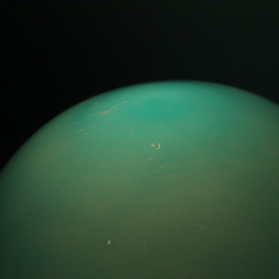 Image 1 of Lampada a fungo in vetro blu dell'era spaziale