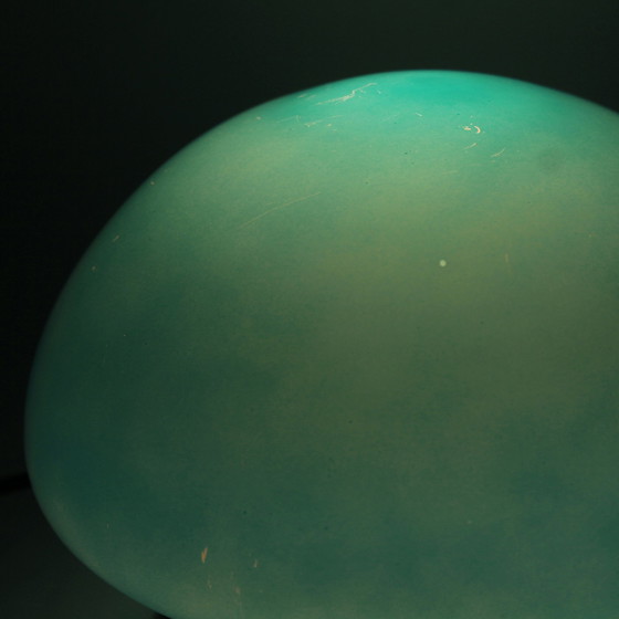 Image 1 of Lampada a fungo in vetro blu dell'era spaziale