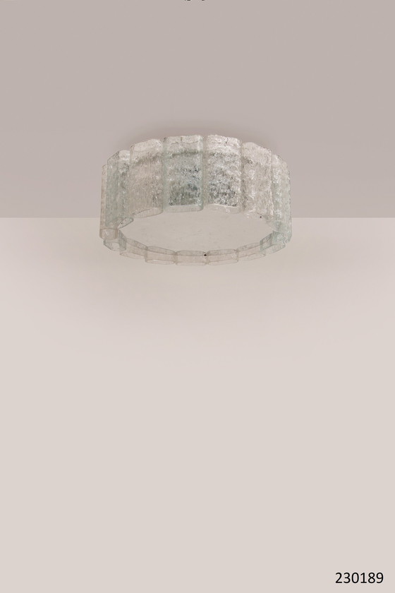 Image 1 of Doria Leuchten ice glass ceiling lamp