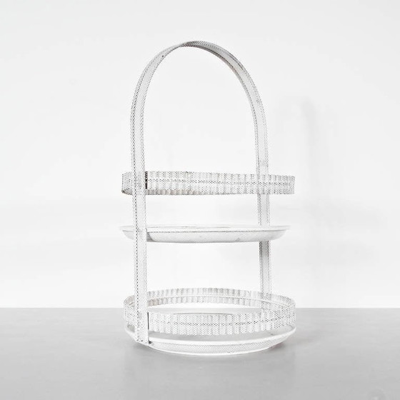 Image 1 of 1950s Rare Mathieu Matégot Centerpiece Bar Stand