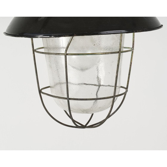 Image 1 of Vintage Industrial hanging lamp 1960s