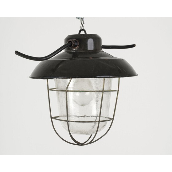 Image 1 of Vintage Industrial hanging lamp 1960s