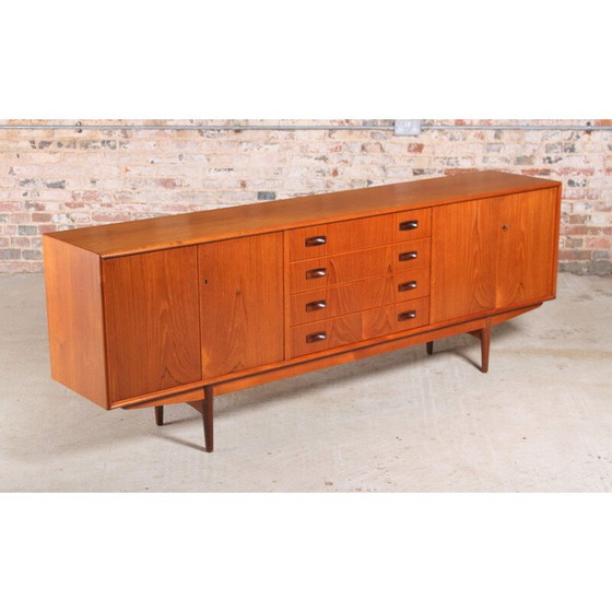 Image 1 of Danish mid century teak and rosewood sideboard, 1960s