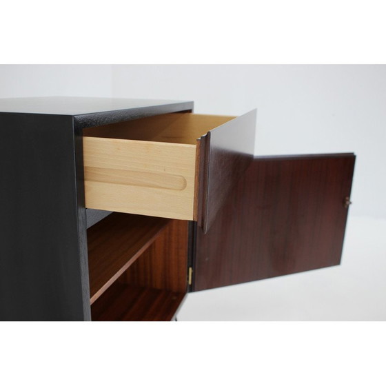 Image 1 of Vintage lack lacquered cabinet by Omann Jun, Denmark 1960s