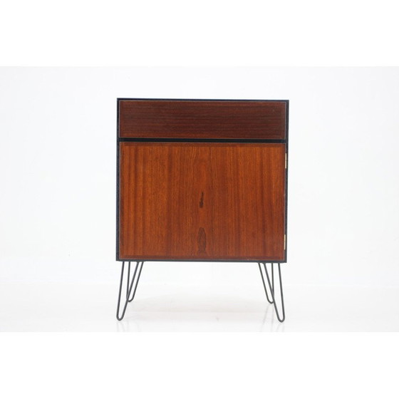 Image 1 of Vintage lack lacquered cabinet by Omann Jun, Denmark 1960s