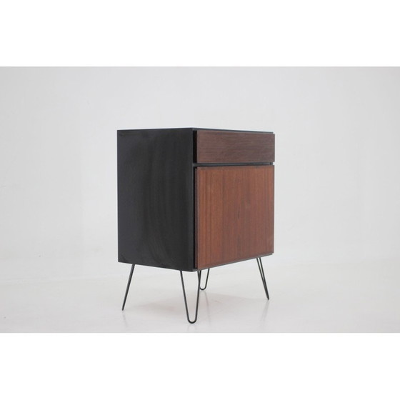 Image 1 of Vintage lack lacquered cabinet by Omann Jun, Denmark 1960s