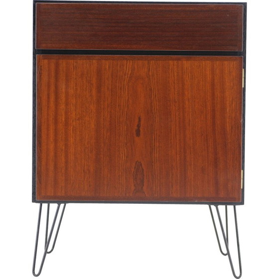 Image 1 of Vintage lack lacquered cabinet by Omann Jun, Denmark 1960s