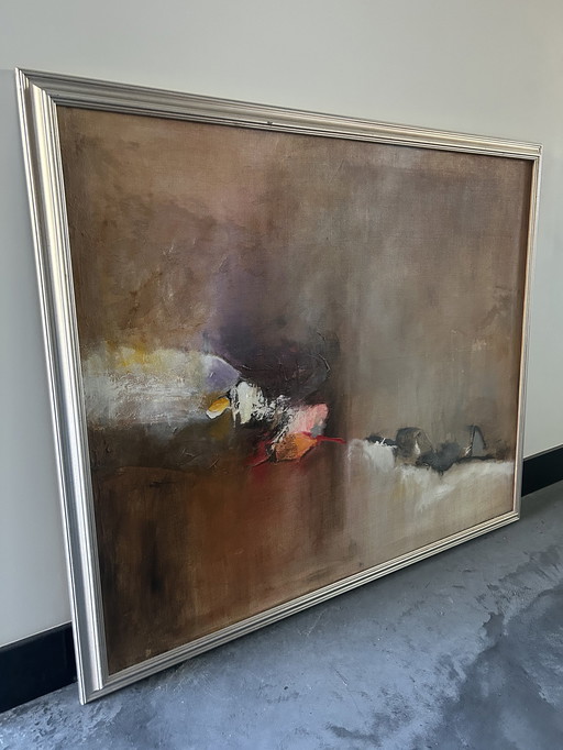 Painting Warm Colors - Oil On Cloth