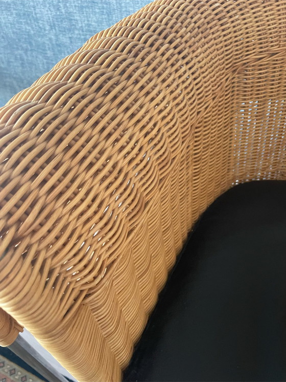 Image 1 of Fauteuil en rotin vintage