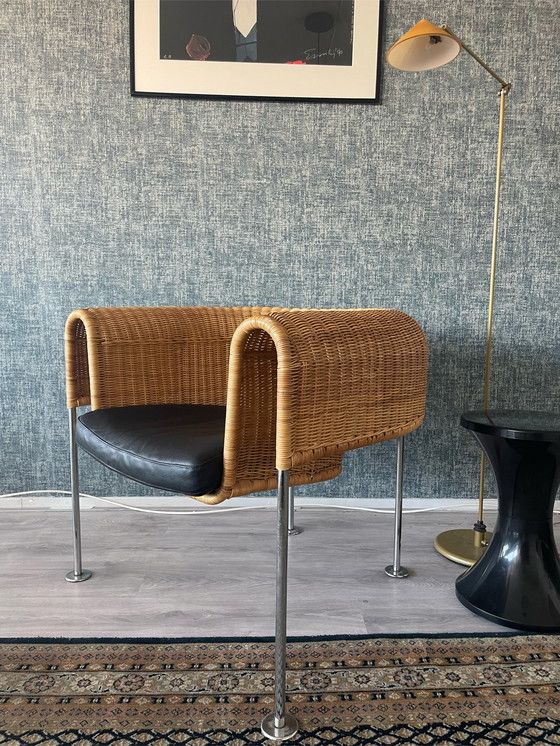 Image 1 of Fauteuil en rotin vintage