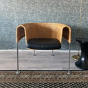 Vintage rattan armchair