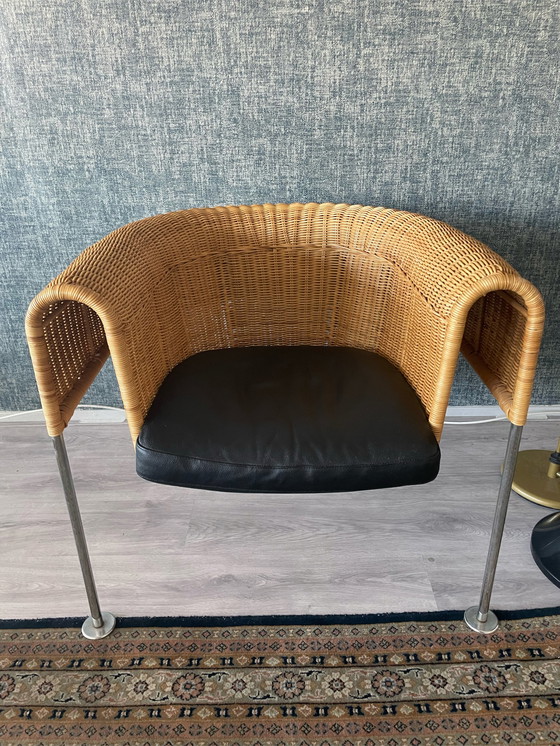 Image 1 of Fauteuil en rotin vintage