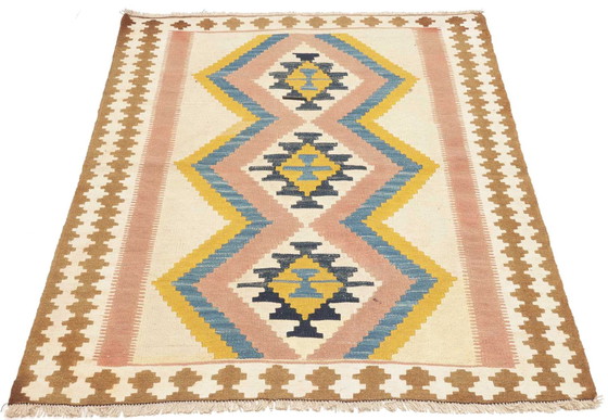 Image 1 of Kilim Fars Qashqai -Hand-woven-Unused 137 X 97 Cm No. 448845