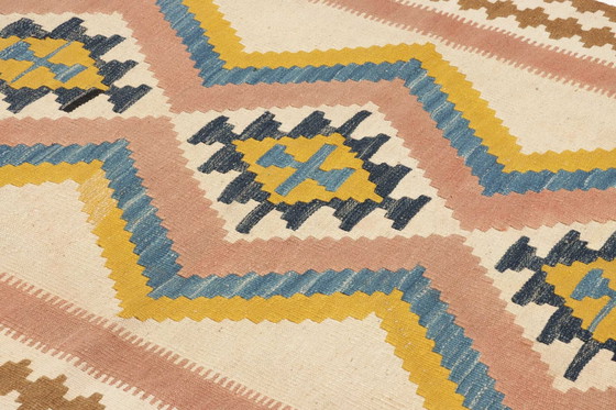 Image 1 of Kilim Fars Qashqai -Hand-woven-Unused 137 X 97 Cm No. 448845