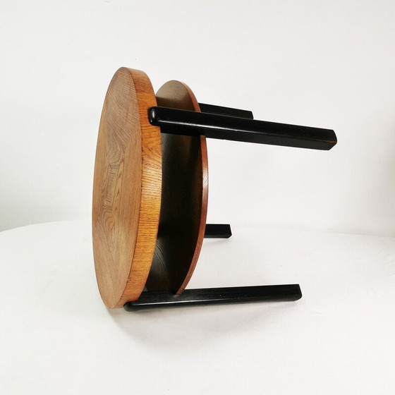 Image 1 of Art Deco vintage round coffee table, Denmark 1930s